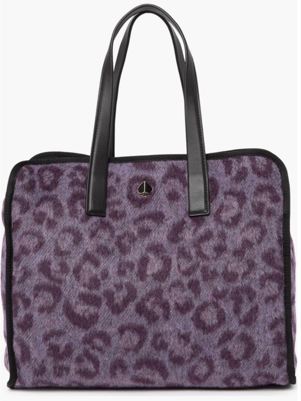Kate Spade Morley Leopard Large Tote Purple Multi Bag